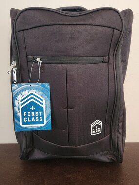 First Class 20" Carry-On Upright Black - New with Tag